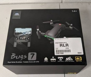 lot 126 image: CIS 4K UHD Wi-Fi GPS IndoorOutdoor Mini Drone