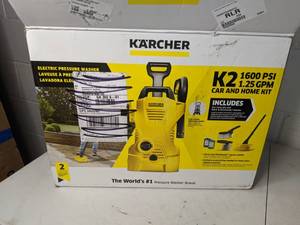 lot 99 image: Karcher K2 1600 PSI Electric Pressure Washer with Car & Home Kit