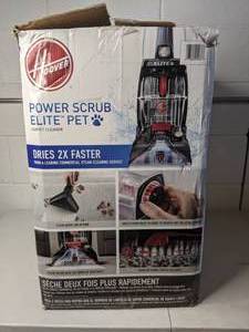 lot 131 image: Hoover Power Scrub Elite Pet Upright Deep Cleaner