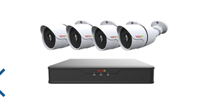 lot 91 image: REVO America Ultra Hybrid 1TB DVR Surveillance System with 4 Full HD IndoorOutdoor Bullet Cameras