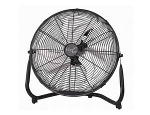 lot 107 image: Vie Air 18 Inch High Velocity 3 Speed Metal Floor Fan