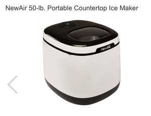 lot 115 image: NewAir 50-lb. Portable Countertop Ice Maker