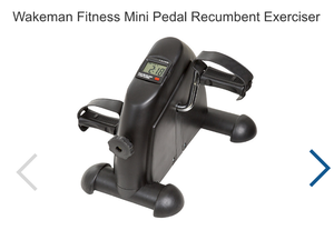 lot 145 image: Wakeman Fitness Mini Pedal Recumbent Exerciser