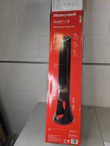 lot 56 image: Honeywell QuietSet 8-Speed Whole Room Tower Fan - Black