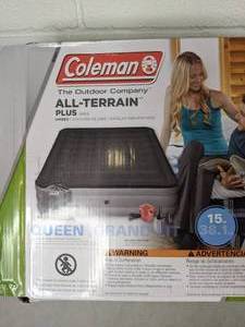 lot 400 image: Coleman All-Terrain Plus Double High Airbed Mattress, Queen Size