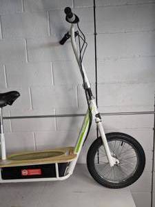 lot 374 image: EcoSmart Metro Electric Scooter with Bamboo Deck and Steel Frame