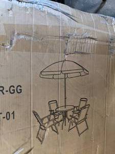 lot 439 image: Flash Furniture Nantucket 6-Pc. Patio Garden Dining Set