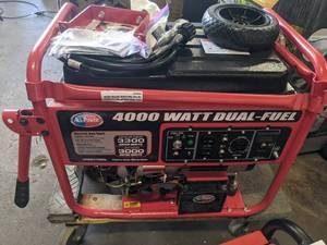 lot 372 image: All-Power 4000 WATT Dual-Fuel Generator