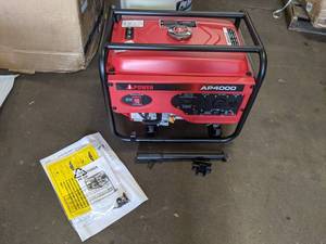lot 373 image: A-i Power 4000WATT Generator with 4-Gallon Fuel Tank