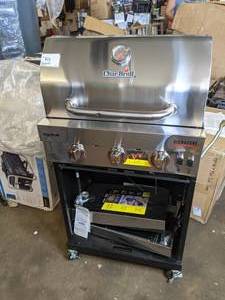 lot 475 image: Char-Broil Signature Series TRU-Infrared 38,500 BTU 3-Burner Gas Grill with Side Burner