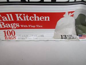 lot 137 image: Tall Kitchen Garbage Bags