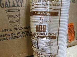 lot 63 image: Plastic Cups