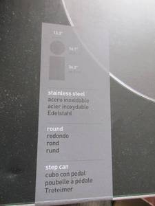 lot 129 image: Simplehuman Step Can