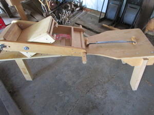 Shaving Bench & Draw Knife
