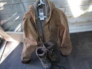 Mens Carhart Jacket, Irish Setter Boots