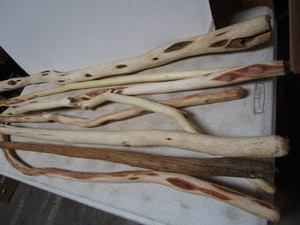 Diamond Willow Walking Sticks