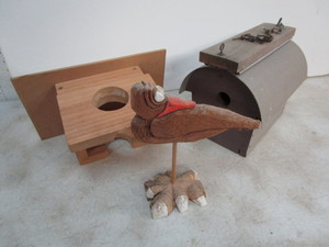Bird House, Squirrel Feeder