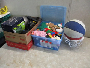 lot 14 image: Toys Beanie Babies Bike Helmets