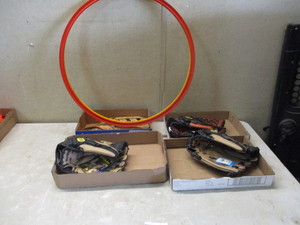 lot 66 image: Baseball Gloves and Frisbees