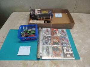 lot 105 image: Lot of Diecast Collectibles Hot Wheels Redlines Nascar Cards