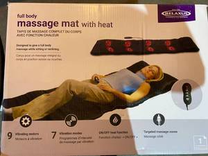 lot 12 image: Relaxus Full body Massage Mat with ...
