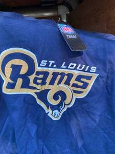 lot 28 image: Around 10 size small St Louis Rams ...