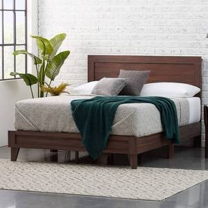 lot 53 image: Queen size platform bed by Everlane in Mohagany Brand new