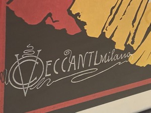 lot 2 image: Large Framed Poster Caffe Espresso Servizio Istantaneo