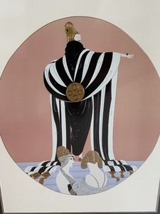 lot 39 image: Framed Monaco Erte Print