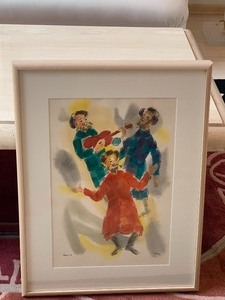 lot 66A image: Framed Art by Moshe Raviv