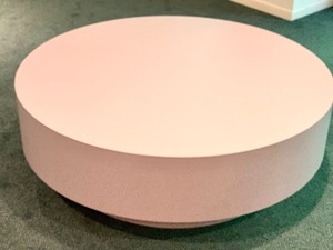 lot 93 image: Large Round Contemporary Coffee Table