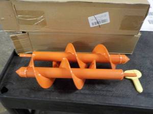 lot 254 image: 2 Auger Drill Bit Garden Attachment...