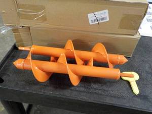 lot 255 image: 2 Auger Drill Bit Garden Attachment...