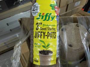 lot 273 image: Case of 3 and 5 Seed Starting Jif...