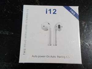 lot 89 image: True Wireless Stereo i12 Earbuds...