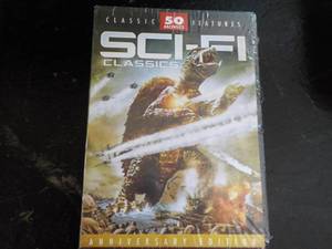 lot 104 image: Sci-fi 50 movies DVDs unopened...