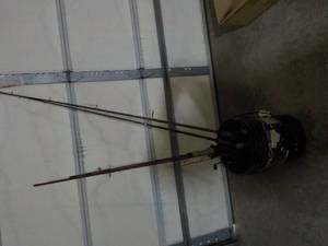 lot 118 image: Rods and Reels in a 5 Gallon Bucket...