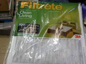 lot 185 image: 2 Filtrete 20 x 20 x 1 Filters...