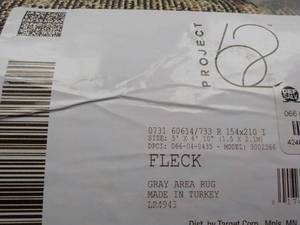 lot 187 image: Project 62 5 ft x 7 ft Fleck Grey A...