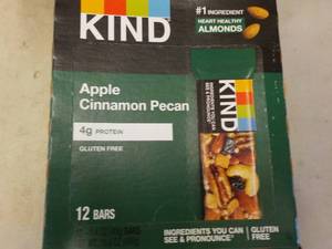 lot 331 image: Box of 12 KIND Apple Cinnamon Pecan...