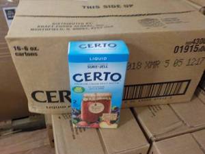 lot 359 image: 2 cases of 16 - 6 oz boxes Certo Li...