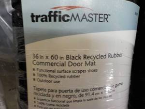lot 363 image: Traffic Master 36 x 60 Rubber Mat...