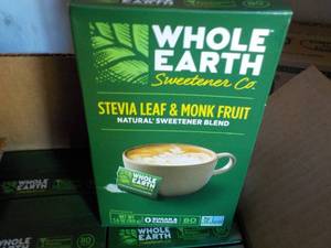lot 367 image: Case of 12 Boxes Whole Earth Stevia...