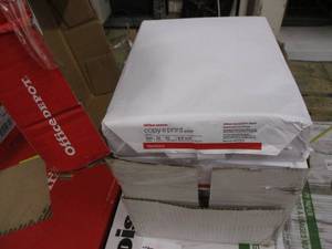 lot 4 image: Office Depot Copy Paper - 2500 coun...