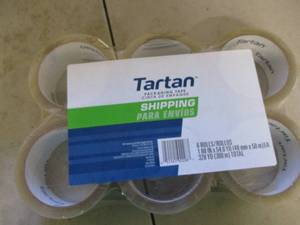 lot 15 image: 6 Rolls of Tartan Packaging Tape...