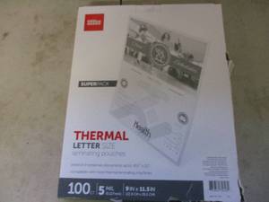 lot 19 image: Office Depot Thermal Letter Size La...