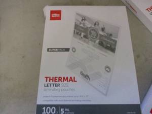 lot 21 image: Office Depot Thermal Letter Size La...