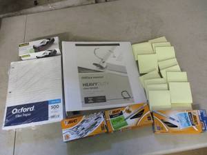 lot 26 image: Misc. OfficeSchool Supplies- see a...