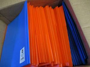 lot 54 image: About 75 Plastic Folders...