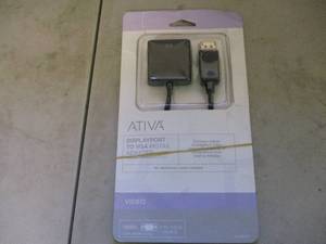 lot 55 image: Ativa Display Port to VGA Pigtail A...